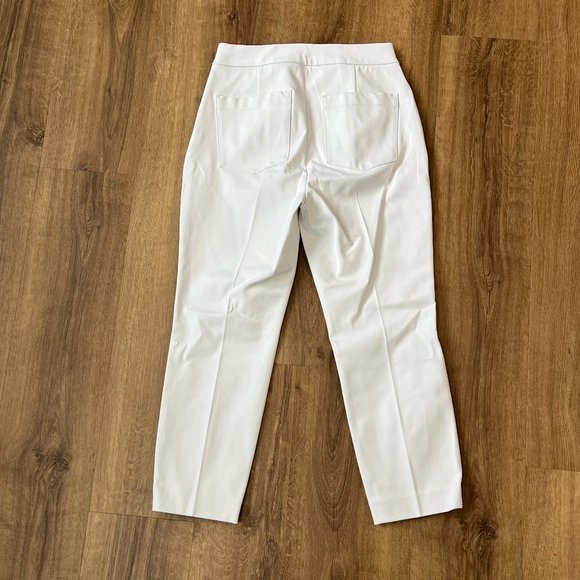 NEW Spanx Slim Straight Ankle Stretch Smoothing Pants Ultimate Opacity in White - Picture 15 of 16